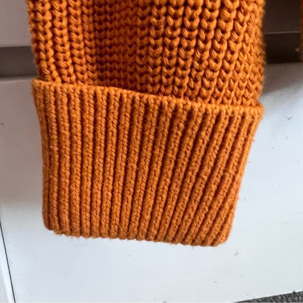 FRENCH CONNECTION Sweater Chunky Knit Oversized Boat Neck Pullover - Picture 4 of 8